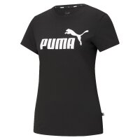 Puma Essentials Logo T-Shirt Damen - schwarz