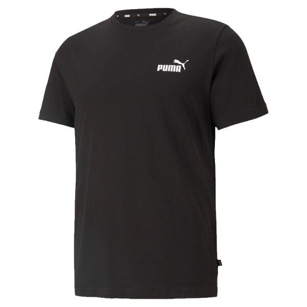 Puma ESS Small Logo T-Shirt Herren - schwarz