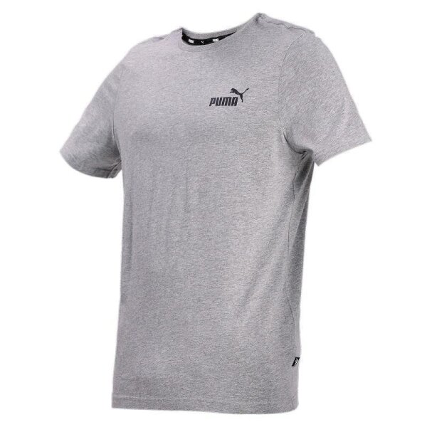 Puma ESS Small Logo T-Shirt Herren - grau