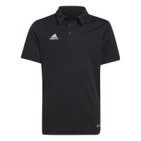 adidas Entrada 22 Poloshirt Kinder - schwarz