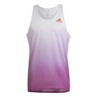 adidas Adizero Engineered Tanktop Herren - weiß/pink