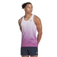 adidas Adizero Engineered Tanktop Herren - weiß/pink