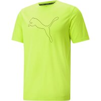 Puma Performance Cat T-Shirt Herren - hellgrün