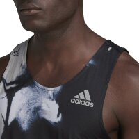 adidas Fast Graphic Tanktop Herren - schwarz/wei&szlig;