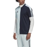 adidas Tiro Half &amp; Half Trikot Herren - hellblau/navy