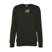 Puma King Logo Crew Sweatshirt Herren - schwarz