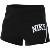 Nike Swoosh Laufshorts Damen - schwarz/wei&szlig;