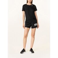 Nike Swoosh Laufshorts Damen - schwarz/wei&szlig;