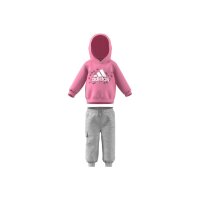 adidas Badge of Sport Jogginganzug Kinder - rosa/grau