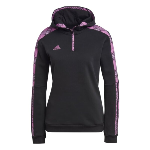 adidas Tiro Winterized Hoodie Damen - schwarz/pink