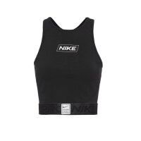 Nike Pro Crop Top Damen - schwarz