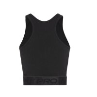 Nike Pro Crop Top Damen - schwarz