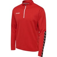 hummel Authentic Half Zip Sweatshirt Herren - rot