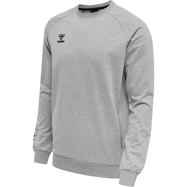 hummel Hmlmove Grid Cotton Sweatshirt Herren - grey melange