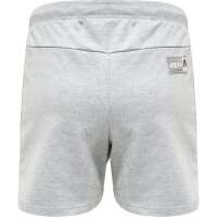 hummel Hmlmove Grid Cotton Shorts Damen - grey melange