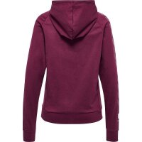 hummel Move Grid Hoodie Damen - dunkelrot