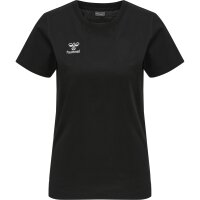 hummel Hmlmove Grid Cotton T-Shirt S/S Wom Damen - black