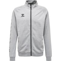 hummel Hmlmove Grid Cotton Zip Trainingsjacke Herren - grey melange