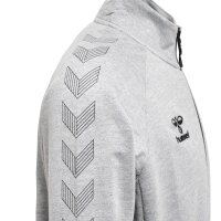 hummel Hmlmove Grid Cotton Zip Trainingsjacke Herren - grey melange