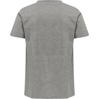 hummel Hmlmove Grid Cotton T-Shirt S/S Herren - grey melange