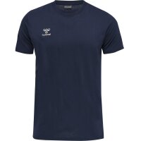 hummel Hmlmove Grid Cotton T-Shirt S/S Herren - marine