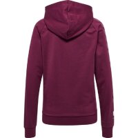 hummel Move Grid Full-Zip Hoodie Damen - dunkelrot