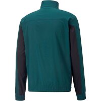 Puma Fit Woven Half-Zip Trainingsjacke Herren - t&uuml;rkis/schwarz