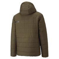 Puma Essential Hooded Padded Jacke Kinder - dunkelgrün