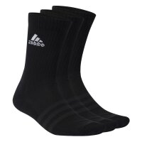 adidas Cushioned Crew Socken 3er Pack - schwarz