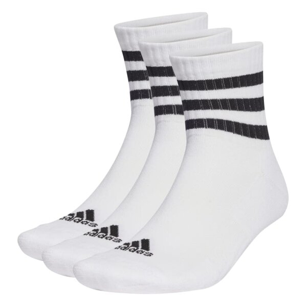 adidas 3-Streifen Cushioned Mid-Cut Socken 3er Pack...