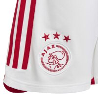 adidas Ajax Amsterdam Shorts Home 23/24 Kinder - wei&szlig;