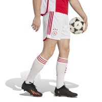 adidas Ajax Amsterdam Shorts Home 23/24 Herren - wei&szlig;/rot