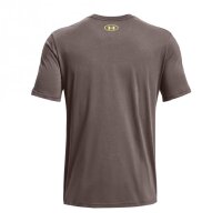 Under Armour Boxed Sportstyle T-Shirt Herren - grau/gelb