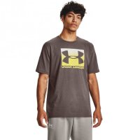 Under Armour Boxed Sportstyle T-Shirt Herren - grau/gelb