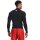 Under Armour HeatGear Mock Langarm Shirt Herren - schwarz