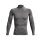 Under Armour HeatGear Mock Langarm Shirt Herren - grau