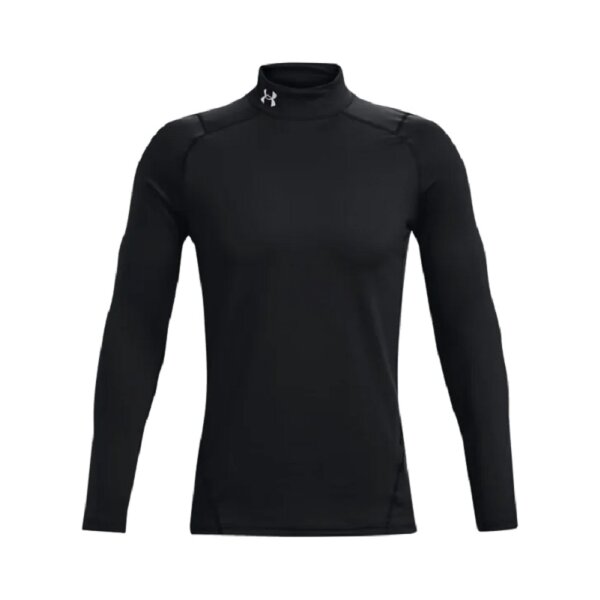 Under Armour ColdGear Fitted Langarm Shirt Herren - schwarz