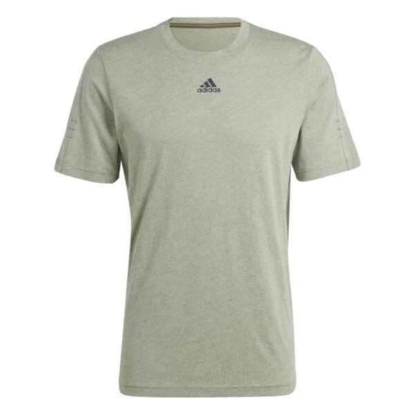 adidas Mélange T-Shirt Herren - grün