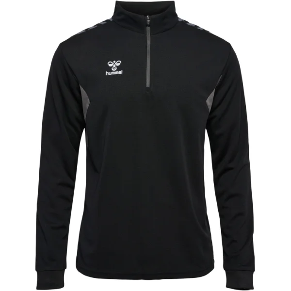 hummel Hmlauthentic Half Zip Sweat Herren - black