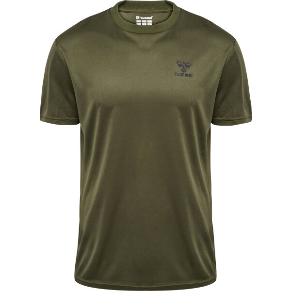 hummel Hmlactive Pl Trikot S/S Herren - olive night