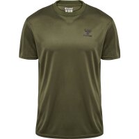 hummel Hmlactive Pl Trikot S/S Herren - olive night