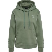 hummel Active Cotton Hoodie Damen - hellgrün