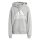 adidas Essentials Big Logo Oversized French Terry Hoodie Damen - grau/weiß