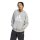 adidas Essentials Big Logo Oversized French Terry Hoodie Damen - grau/weiß