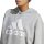 adidas Essentials Big Logo Oversized French Terry Hoodie Damen - grau/weiß