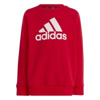 adidas Essentials Logo Fleece Jogginganzug Kinder - rot/grau