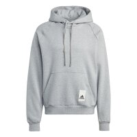 adidas Lounge Fleece Hoodie Herren - grau