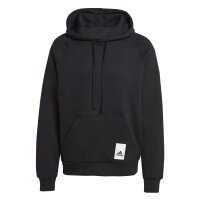 adidas Lounge Fleece Hoodie Herren - schwarz