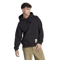 adidas Lounge Fleece Hoodie Herren - schwarz