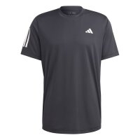 adidas Club 3-Streifen Tennis T-Shirt Herren - dunkelgrau